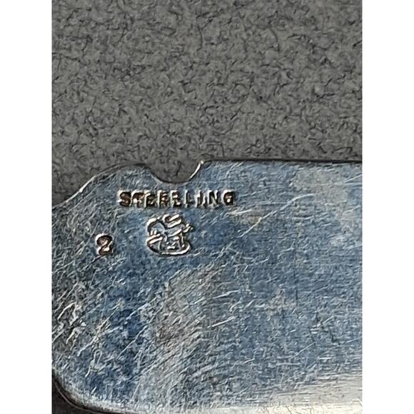 Rose aka Bug by Knowles Sterling Silver Master Butter Knife. Antique, Rare - Picture 9 of 9